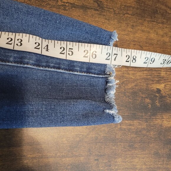 American Eagle Jeans 6 R Dream Jean Hi Rise Curvy Tummy Control Ripped Stretch - Picture 11 of 12